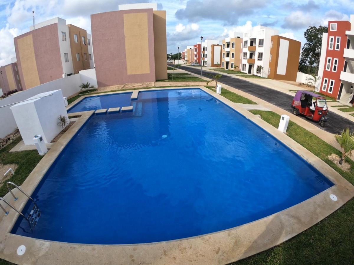 Appartamento Departamento Equipado Cancún Esterno foto